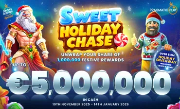 Sweet Holiday Chase avec prize drops et millions d’euros à gagner